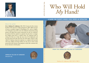 Who Will Hold My Hand? - American College of Surgeons