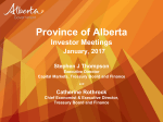 Investor Relations - Alberta presentation for Meetings