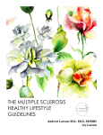 the multiple sclerosis healthy lifestyle guidelines