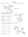 Linear Relationships 2 Geometry Which lines are perpendicular? 2