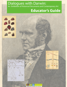 Educator`s Guide for Dialogues with Darwin