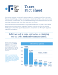 Taxes Fact Sheet - Face the Facts USA