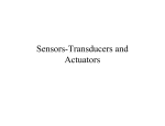 Sensors-Transducers and Actuators