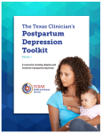 The Texas Clinician`s Postpartum Depression Toolkit