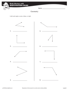 Geometry - 4thGrade