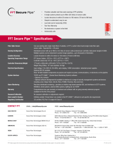 High pipel - Future Fibre Technologies