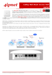 Ceiling Wall Mount Access Point EAP747