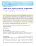 Parallel basal ganglia circuits for voluntary and