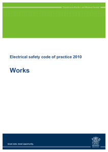 Electrical safety code of practice 2010 - Works