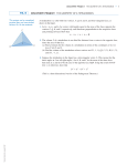 A tetrahedron is a solid with four vertices, , , , and , and four