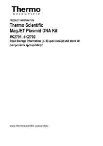 MagJET Plasmid DNA Kit - Thermo Fisher Scientific