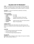 balance diet in pregnancy