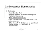 Cardiovascular Biomechanics