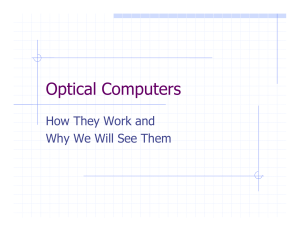Optical Computers (Erin Raphael, 2006)