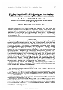 DNA Base Composition, DNA-DNA Homology and Long