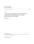 The impact of participative communication on organisational cultural