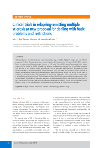Clinical trials in relapsing-remitting multiple sclerosis (a new