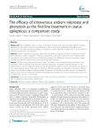 The efficacy of intravenous sodium valproate and