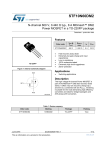 N-channel 600 V, 0.440 typ., 8 A MDmesh™ DM2 Power MOSFET in