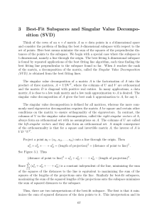 3 Best-Fit Subspaces and Singular Value Decompo