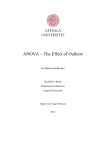 ANOVA – The Effect of Outliers