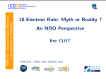 18-Electron Rule: Myth or Reality ? An NBO Perspective