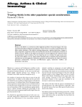 Treating rhinitis in the older population: special considerations