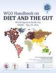 DIET AND THE GUT - World Gastroenterology Organisation