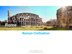 Roman (Rome) Civilization History