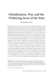 Globalization, War, and the Withering Away of the
