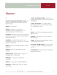 Glossary and Resources