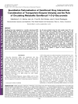 Quantitative Rationalization of Gemfibrozil Drug Interactions