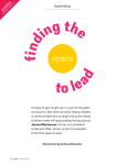 Finding the Space to Lead - Institute for Mindful Leadership