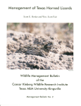 Publication - Caesar Kleberg Wildlife Research Institute