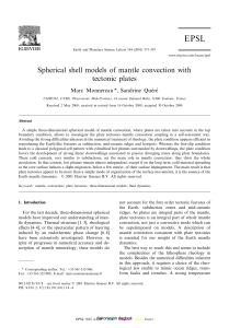 Spherical shell models of mantle convection