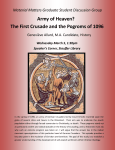 Army of Heaven? The First Crusade and the Pogroms of 1096