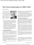 The Great Depression of 1929-1934