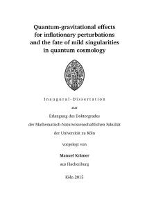 Quantum-gravitational effects for inflationary perturbations and the