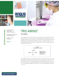TRIS AMINO Technical Data Sheet
