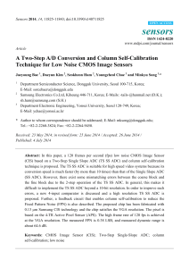 A Two-Step A/D Conversion and Column Self