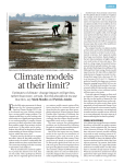 Climate models at their limit?