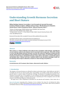Understanding Growth Hormone Secretion and Short Stature