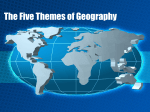 The Five Themes of Geography - Monarch High School AP Human
