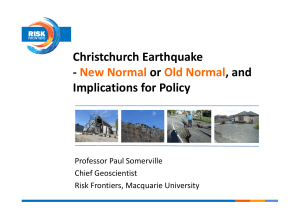 Christchurch Earthquake