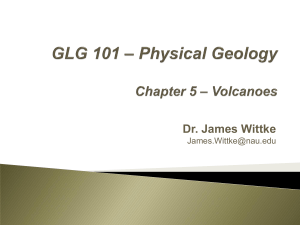 PDF file of Chapter 5 lecture - Volcanoes