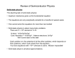 Solid State Physics - UTK-EECS