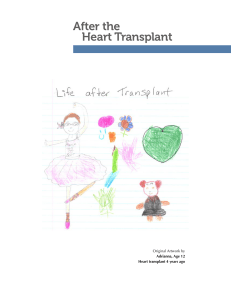 After the Heart Transplant - Children`s Cardiomyopathy Foundation