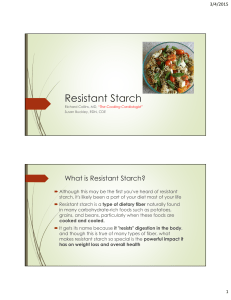 Resistant Starch - South Denver Cardiology