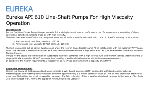 Eureka API 610 Line-Shaft Pumps For High Viscosity Operation