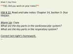 HW # 22: Read and take notes: Chapter 14, Sec on 3